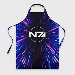 Фартук кулинарный Mass Effect neon energy, цвет: 3D-принт