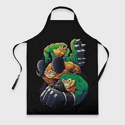 Фартук кулинарный Battletoads trio, цвет: 3D-принт