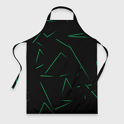 Фартук Color light green line