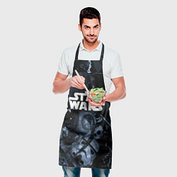 Фартук кулинарный Star wars персонажи из звездных войн, цвет: 3D-принт — фото 2