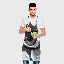 Фартук кулинарный Глаз и щупальца - психоделика, цвет: 3D-принт — фото 2