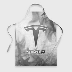 Фартук кулинарный Tesla - white gradient, цвет: 3D-принт