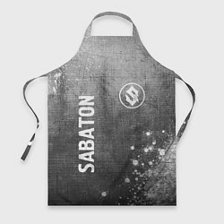 Фартук кулинарный Sabaton - grey gradient вертикально, цвет: 3D-принт
