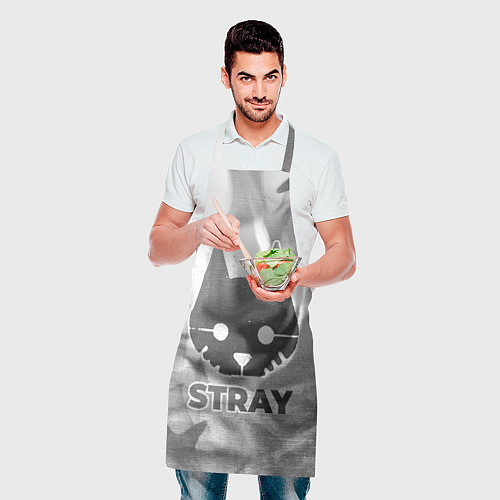 Фартук Stray - white gradient / 3D-принт – фото 2