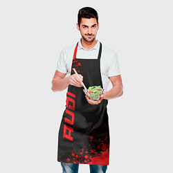 Фартук кулинарный Audi - red gradient вертикально, цвет: 3D-принт — фото 2