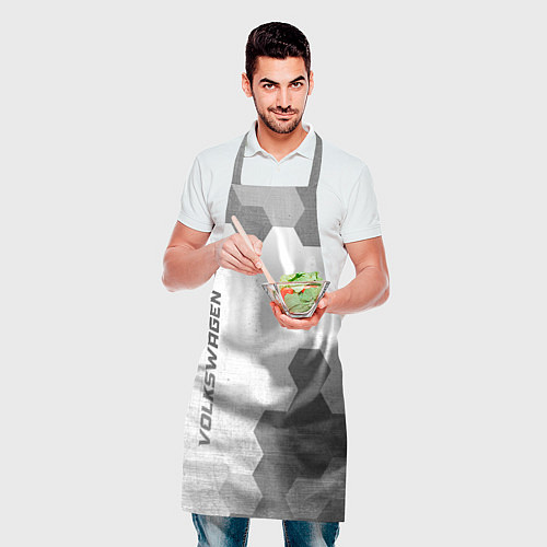 Фартук Volkswagen - white gradient вертикально / 3D-принт – фото 2