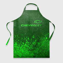 Фартук кулинарный Chevrolet - green gradient посередине, цвет: 3D-принт