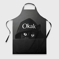 Фартук Кот в капюшоне, окак, мем