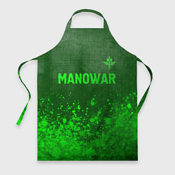 Фартук Manowar - green gradient посередине