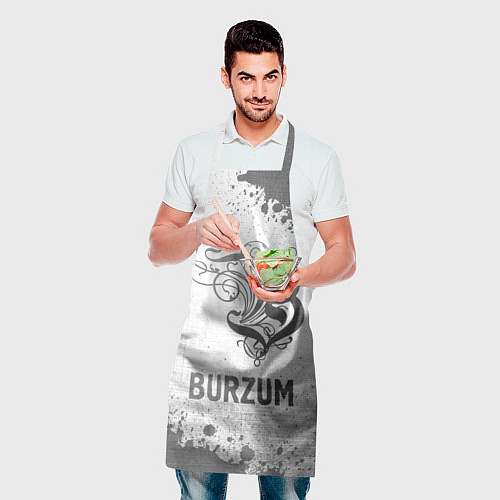 Фартук Burzum - white gradient / 3D-принт – фото 2