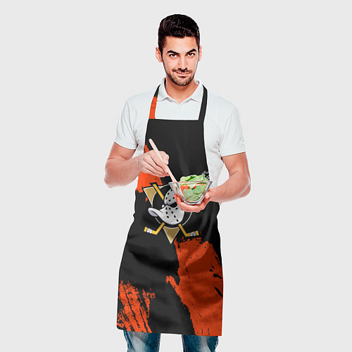 Фартук Анахайм Дакс - оранжевая краска / 3D-принт – фото 2