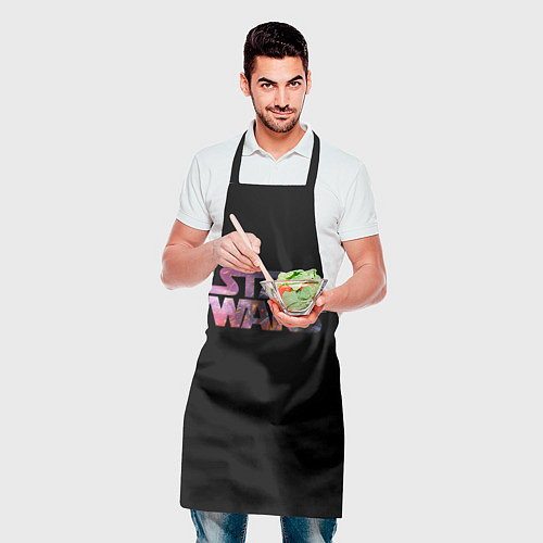 Фартук Звёздные войны надпись искры / 3D-принт – фото 2