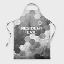Фартук кулинарный Resident Evil - grey gradient посередине, цвет: 3D-принт