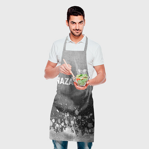 Фартук Nazareth - grey gradient посередине / 3D-принт – фото 2