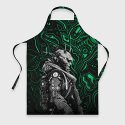 Фартук кулинарный Японский кибернетический Они, цвет: 3D-принт