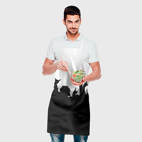 Фартук Monster energy rock black / 3D-принт – фото 2