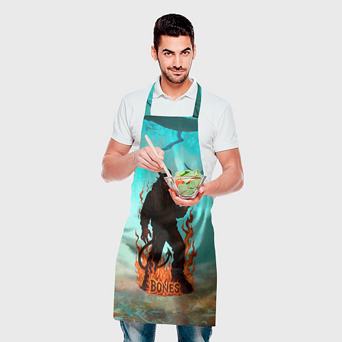 Фартук Bones в стиле демона / 3D-принт – фото 2