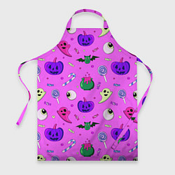 Фартук кулинарный Halloween pink, цвет: 3D-принт