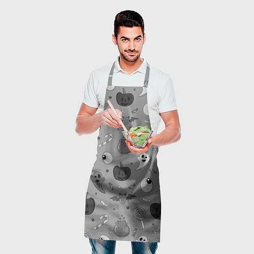 Фартук Halloween grey / 3D-принт – фото 2
