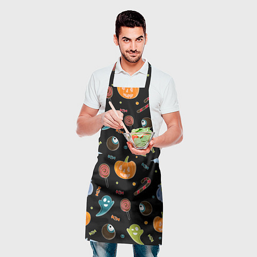 Фартук Halloween black / 3D-принт – фото 2