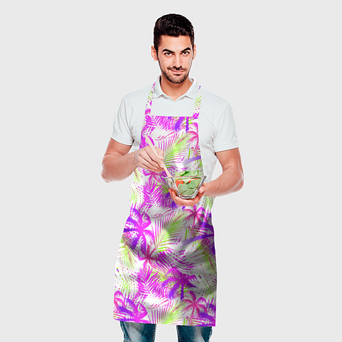 Фартук Palm tree pink / 3D-принт – фото 2