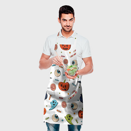 Фартук Halloween pumpkin show / 3D-принт – фото 2