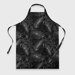 Фартук кулинарный Palm black and white, цвет: 3D-принт