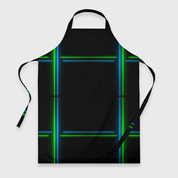 Фартук Neon green light blue