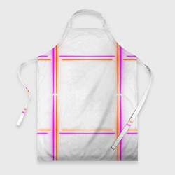 Фартук Neon white orange pink