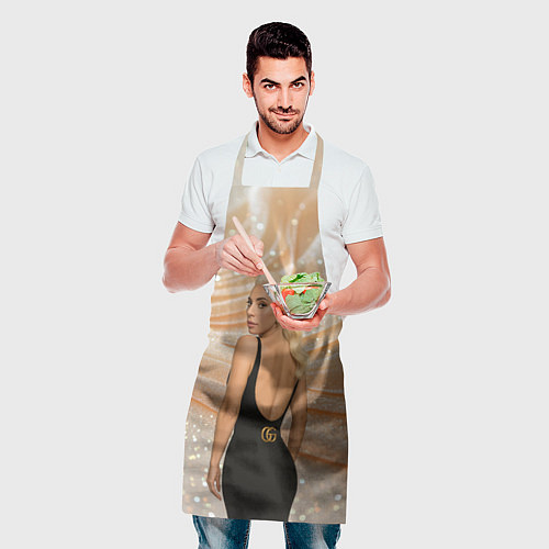 Фартук Леди Гага в черном платье / 3D-принт – фото 2