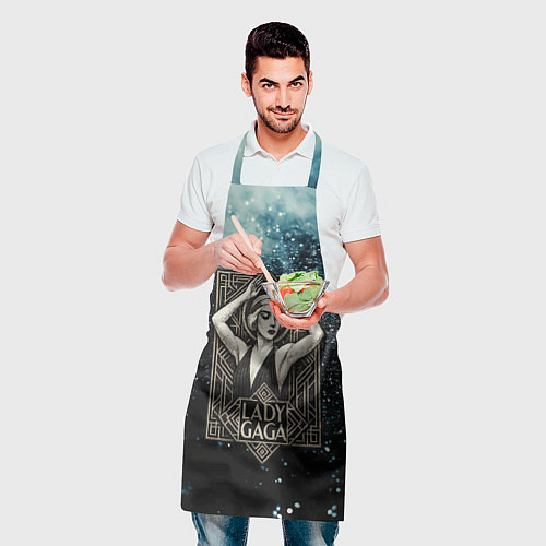 Фартук Lady Gaga ретро / 3D-принт – фото 2