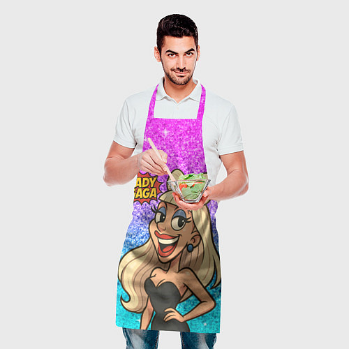 Фартук Леди Гага мультяшная / 3D-принт – фото 2
