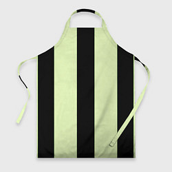 Фартук кулинарный Color light green black line, цвет: 3D-принт