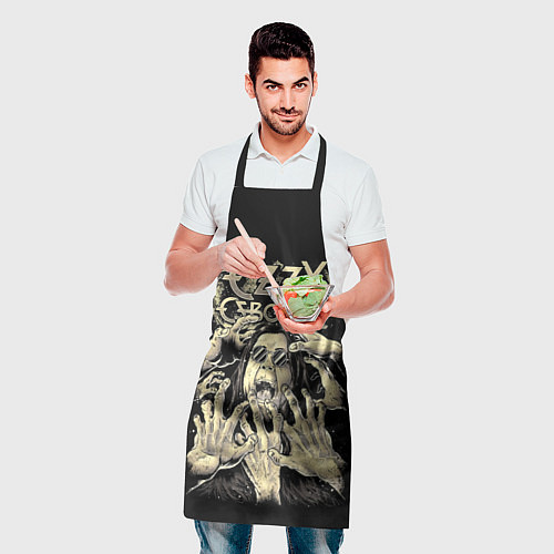 Фартук Ozzy Osbourne - head and hands / 3D-принт – фото 2