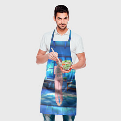 Фартук кулинарный Сиратори Айра хочет спать, цвет: 3D-принт — фото 2