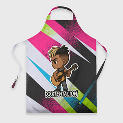 Фартук кулинарный XXXTentacion в мультяшном стиле, цвет: 3D-принт