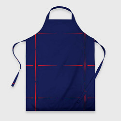 Фартук кулинарный Color blue red stripes, цвет: 3D-принт