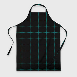 Фартук Color black blue crosses