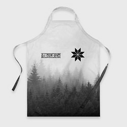 Фартук кулинарный Лес - это мой храм, цвет: 3D-принт