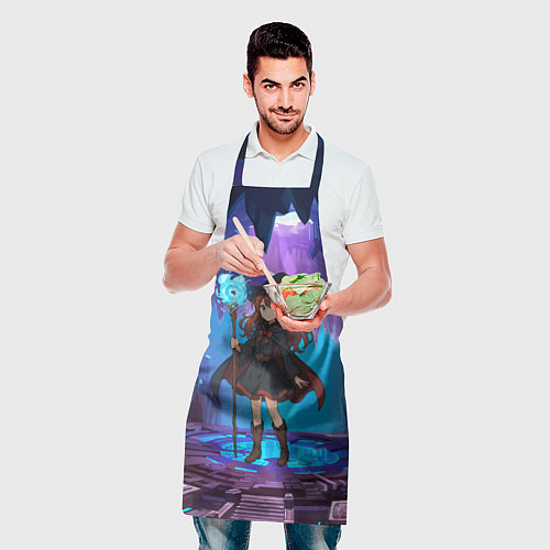 Фартук Аниме девочка маг с волшебных посохом / 3D-принт – фото 2