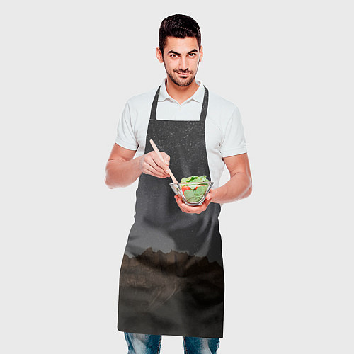 Фартук Массив Метеген под звездами / 3D-принт – фото 2