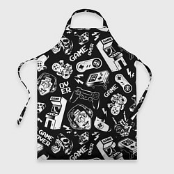 Фартук кулинарный Retro gamer pattern, цвет: 3D-принт