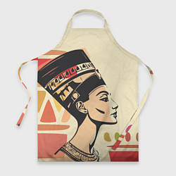 Фартук кулинарный Нефертити, цвет: 3D-принт