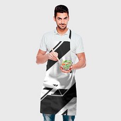 Фартук кулинарный Real Madrid geometry, цвет: 3D-принт — фото 2