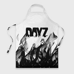 Фартук кулинарный Dayz текстура огонь, цвет: 3D-принт
