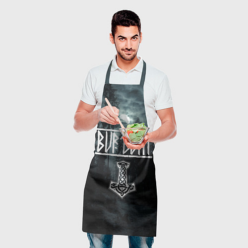 Фартук Burzum - pagan black metal / 3D-принт – фото 2