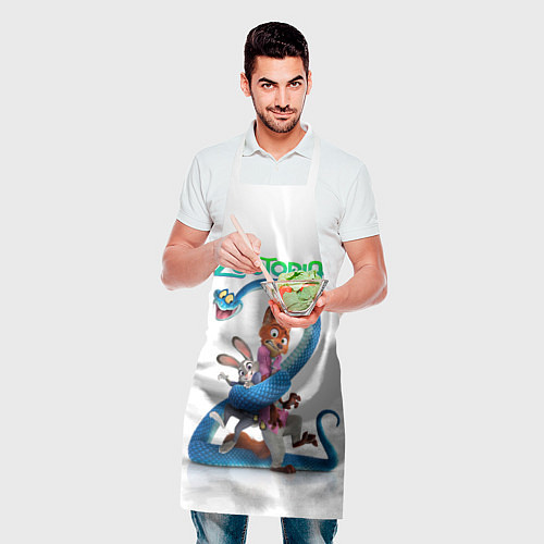 Фартук Главные герои Зверополис 2 / 3D-принт – фото 2