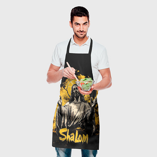 Фартук Jesus shalom / 3D-принт – фото 2