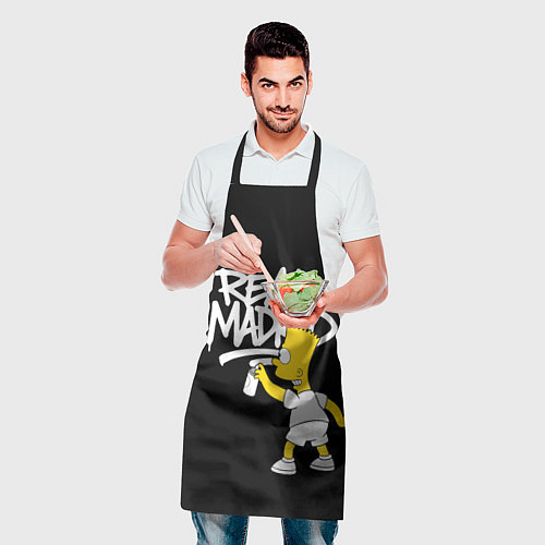 Фартук Граффити Реал Мадрид и Барт Симпсон / 3D-принт – фото 2