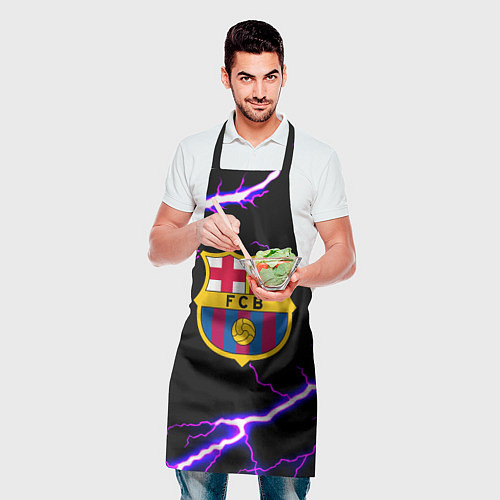 Фартук Barcelona neon storm / 3D-принт – фото 2